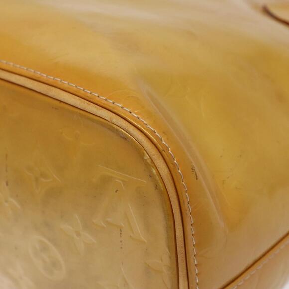 LOUIS VUITTON Monogram Vernis Houston Hand Bag Beige M91004 - Picture 16 of 16